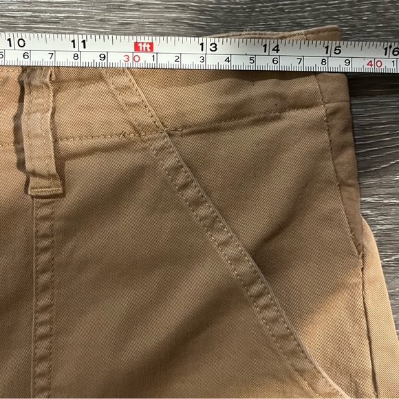 Aritzia Sunday Best Genevieve Wide Leg Cropped Pants Brown Size 10 Utility - Picture 7 of 15